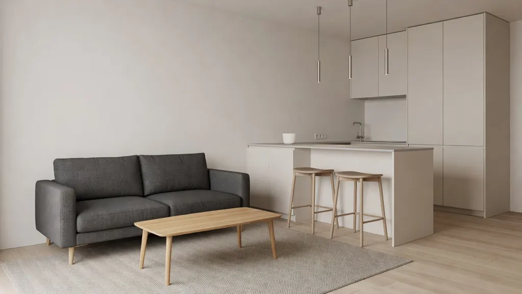 Jak urządzić salon z aneksem kuchennym o powierzchni 20 m²?